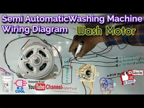 Semi Automatic Washing Machine Wiring Diagram