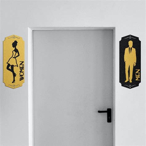 Jual Papan Toilet Pria Wanita Akrilik Set Toilet Sign Acrylic Set