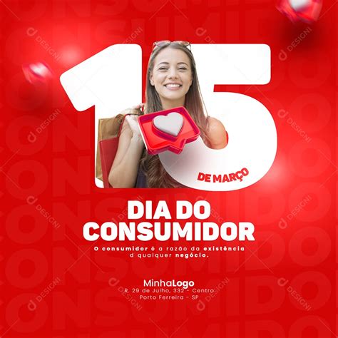 Social Media Dia Do Consumidor 15 De Março Psd Editável [download