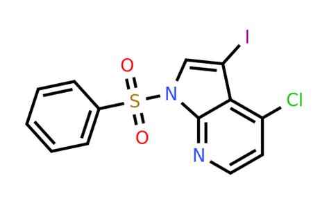 CAS 1203566 61 3 1 Benzenesulfonyl 4 Chloro 3 Iodo 7 Azaindole Synblock