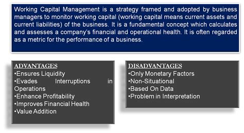 Advantages And Disadvantages Of Working Capital Management