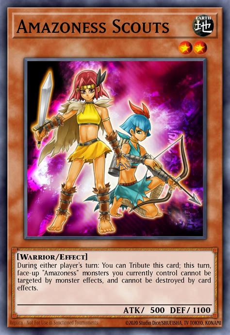 Amazoness Scouts Yu Gi Oh Card Database YGOPRODeck