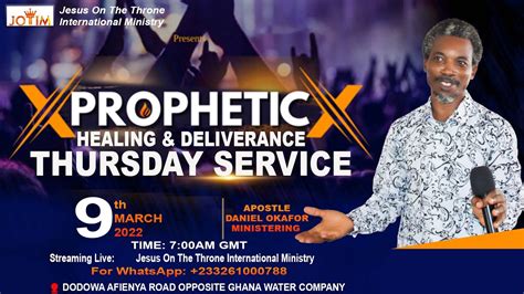 Jottim Thursday Prophetic Healing And Deliverance Service With Apostle