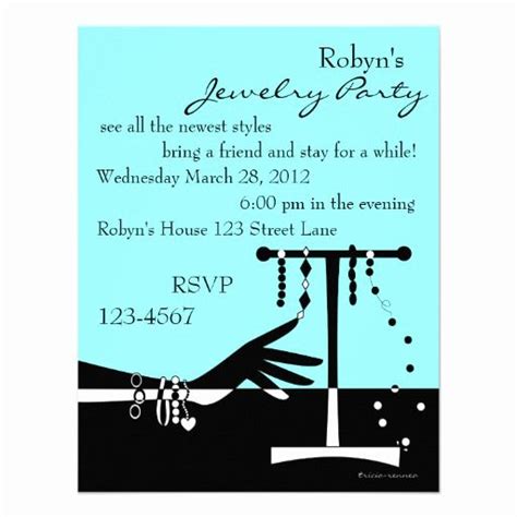 Jewelry Party Invitations Free Templates - Free Templates Printable