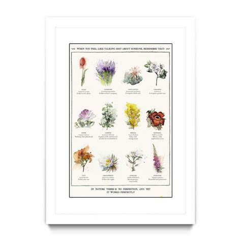 flowers chart fine art prints framed prints artwork prints