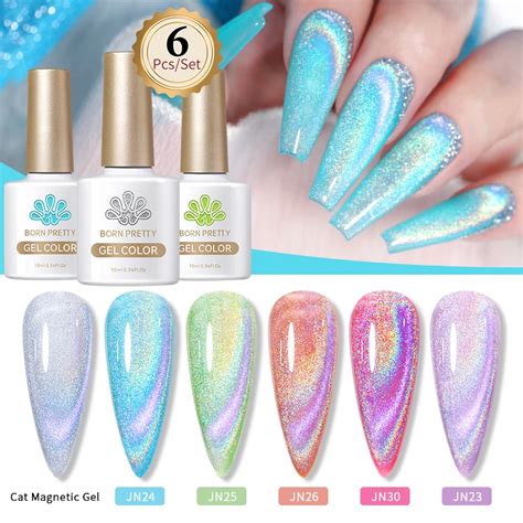 BORN PRETTY Esmalte De Gel Magn Tico Para U As Barniz H Brido De