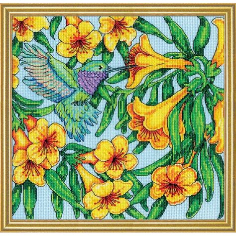 Design Works Hummingbird 2996 Cross Stitch Kit JK S Cross Stitch Supplies