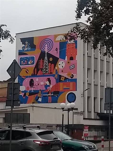 W Lublinie nowy mural Nawiązuje do radia Radio Centrum