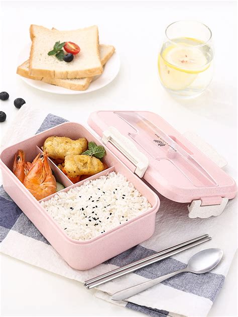 1pc Letter Graphic Random Color Lunch Box