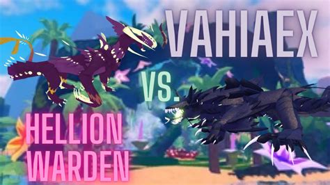 VAHIAEX VS HELLION WARDEN Creatures Of Sonaria YouTube