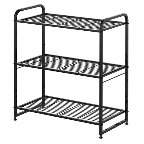 simple trending  tier stackable wire shelving unit storage rack