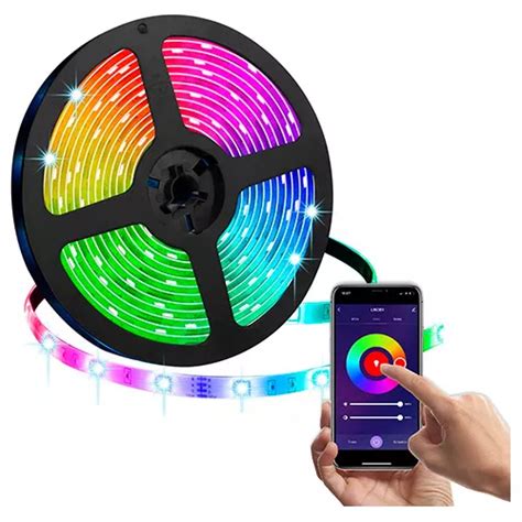 Tira Led De Colores Rgb M Control Remoto Mercadolibre