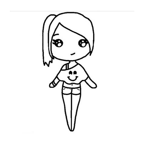 Chibi Template Kawaii Girl Drawings Bff Drawings Cute Easy Drawings