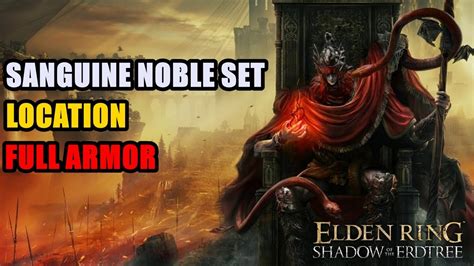 Sanguine Noble Set Location Elden Ring YouTube