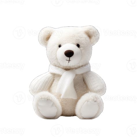 cute white teddy bear png transparent background 33045817 PNG