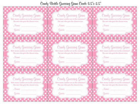 Guess How Many Answer Sheet Template - Free Printable Templates Hub