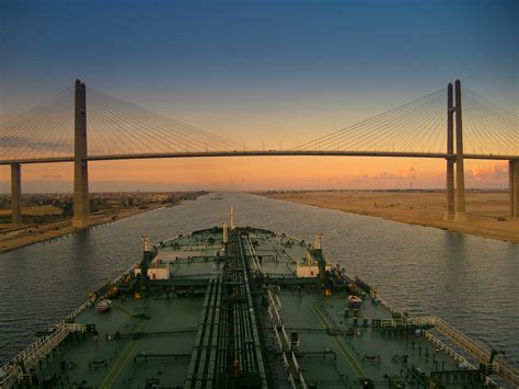 Bridge Across The Suez The Suez Canal Bridge Also Called Flickr