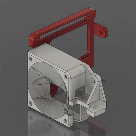 Fichier Stl Gratuit Adaptateur De Ventilateur Mm Split Creality