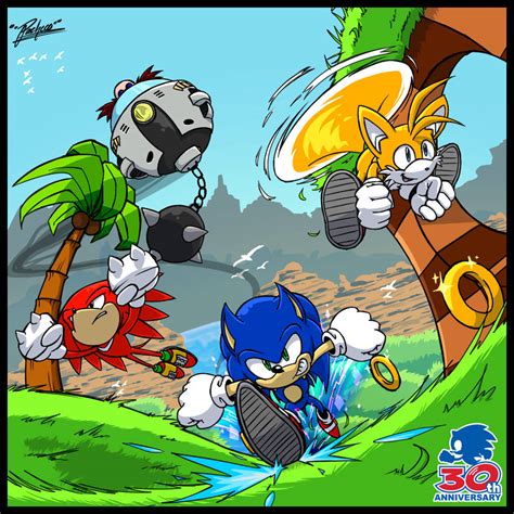 Sonic 30th anniversary by PachecoAhiro on DeviantArt