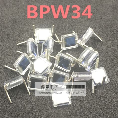 Pcs Orginal New Bpw Silicon Photocell Photodiode Dip In