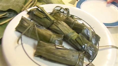 suman filipino sweet rice recipe  banana leaves youtube