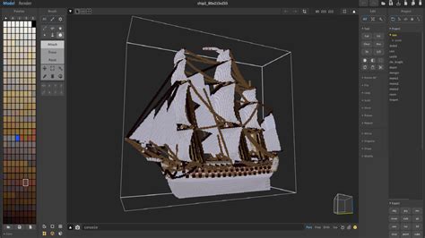 3d Voxel Models Collection Ships