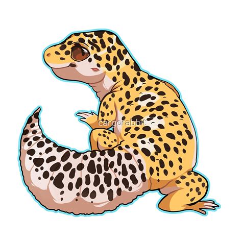 "Leopard Gecko" by cargorabbit | Redbubble