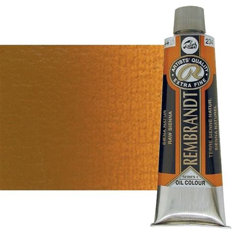 Rembrandt Extra Fine Artists Oil Raw Sienna Ml Tube Jerry S