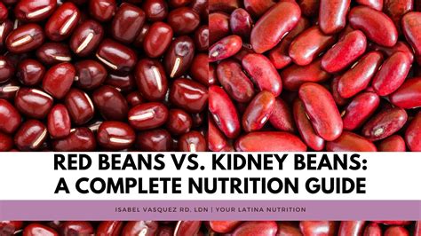 Red Beans Vs Kidney Beans A Complete Nutrition Guide — Your Latina