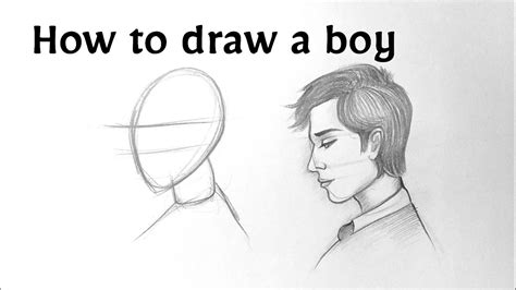 How To Draw A Boy A Boy Face Drawing Sketch Step By Step Easy For Beginners Portrait Drawing