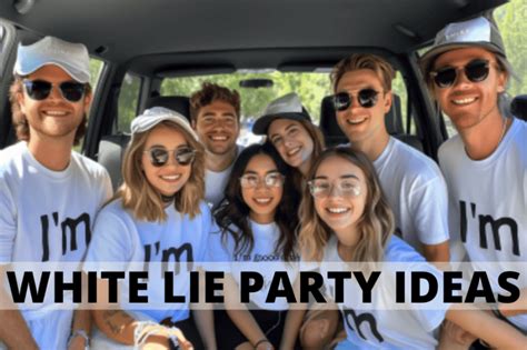 23 Insanely Funny White Lie Party Ideas Everyone Will Love Daneila