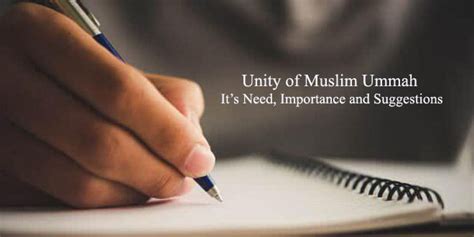 unity  muslim ummah   importance  suggestions ijtihad