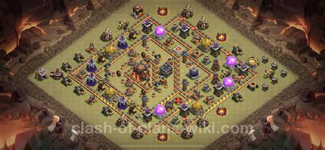 Best Anti 3 Stars War Base Th10 With Link Hybrid 2023 Town Hall Level 10 Cwl Base Copy 13