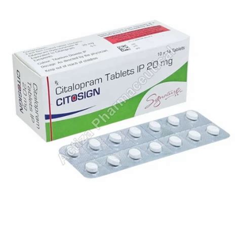 Citalopram 20 Mg Tablets At Rs 120stripe Citalopram Tablets In Surat