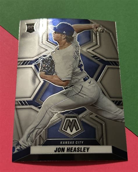 Panini Mosaic Jon Heasley Baseball Rookie Kansas City Royals