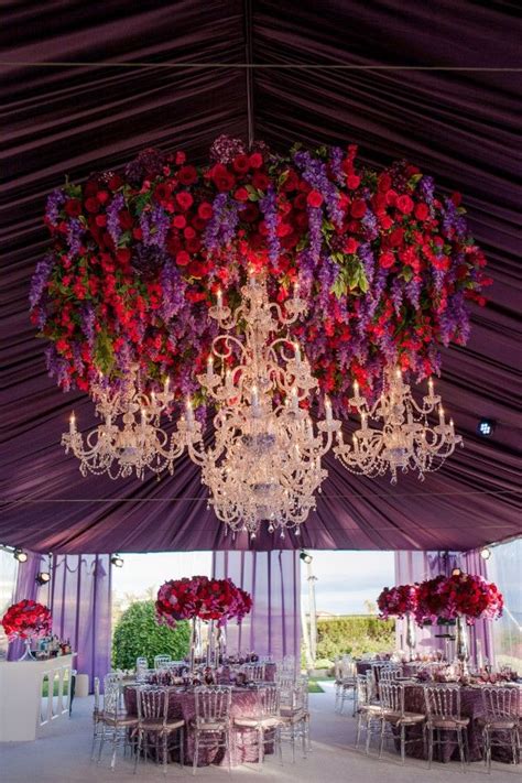 The Most Amazing Floral Chandelier Photo Credit Michelle Mosqueda