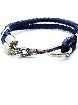 Pulseira Masculina Macrame Anzol Navy Compre Produtos Personalizados