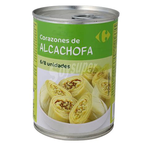 Carrefour Corazones De Alcachofas 6 8 Piezas 240 G