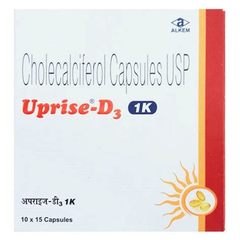 Uprise D3 1K Softgel Capsule 15 S Price Uses Side Effects