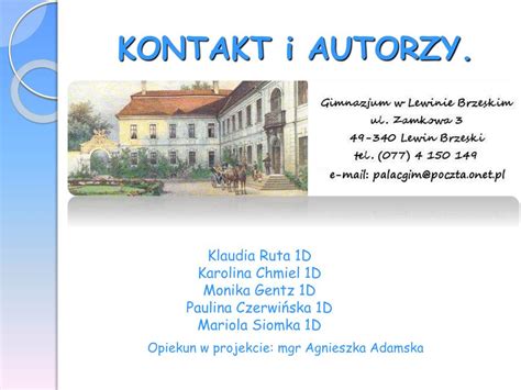 PPT Nasza szkoła PowerPoint Presentation free download ID 4948309