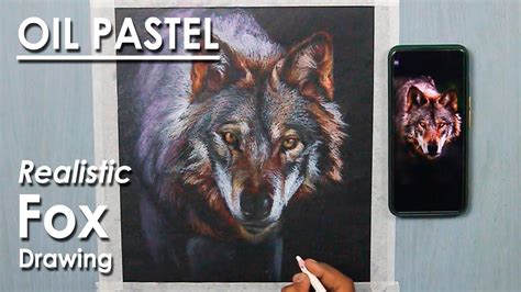 How To Draw A Realistic Wolf Face In Oil Pastel Step By Step Supriyo Youtube Oil Pastel