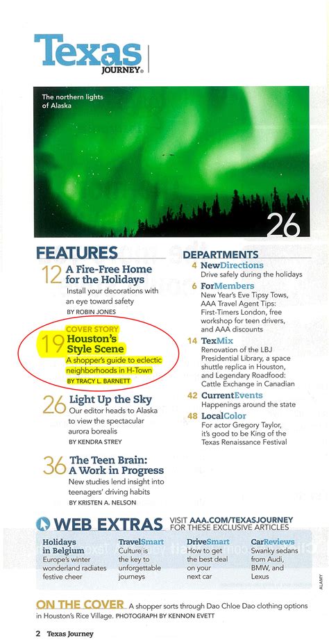 Kuhl-Linscomb in AAA Texas Journey Magazine