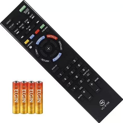 Controle Remoto Tv Led Sony Bravia Smart Rm Yd101 Netflix MercadoLivre