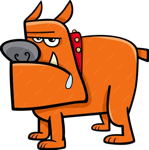 bull dog cartoon