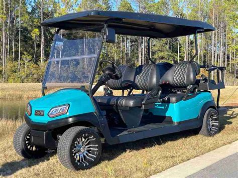 Maximizing Comfort And Style The 2023 Turquoise Blue Custom Club Car