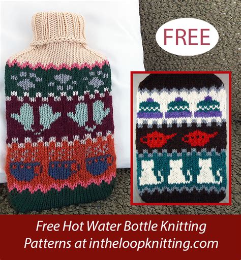 Free Hot Water Bottle Knitting Pattern Knit Bits The Hot Water