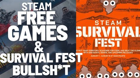 Steam Survival Fest Rant Free Games To Enjoy Youtube