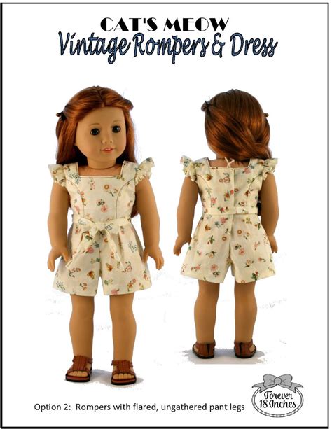 Cats Meow Vintage Rompers Dress And Playsuit Skirt Bundle Doll Clothes