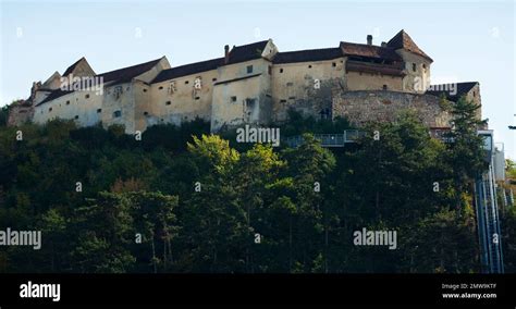 medieval rasnov fortress romania stock photo alamy