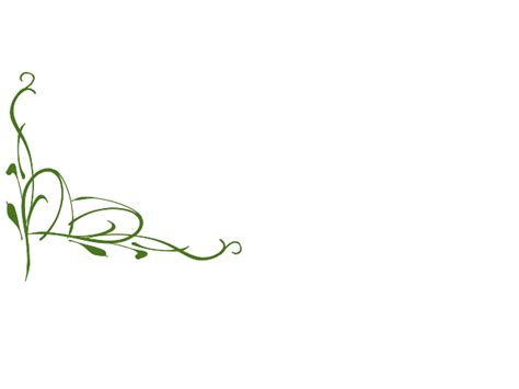 Green Corner Vine Clip Art At Vector Clip Art Online